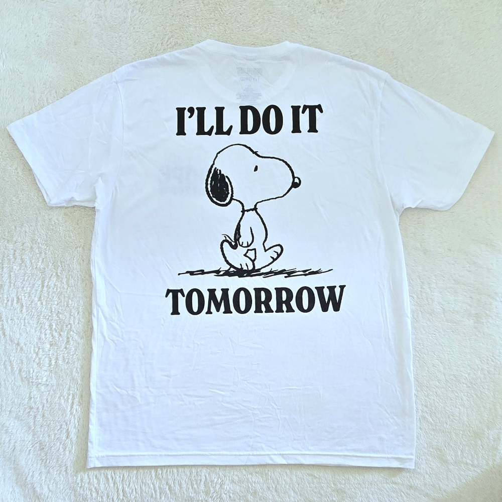 Peanuts🥜 X Hybrid Apparel Snoopy🐕 "Nope Not Today"🙅‍♂️ Graphic Tee👕 - NWOT